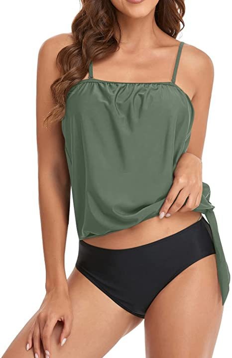 Crop Top Women - Tankini Wanita, Bikini Crop Top Tali