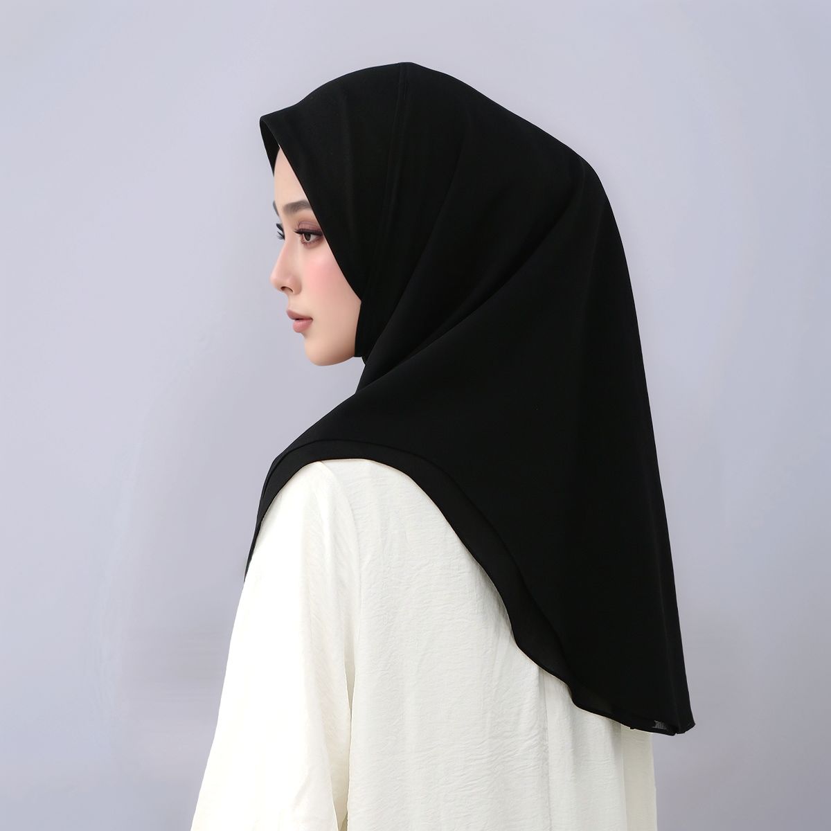 Women Fashion Wear - Hijab Instan Siap Pakai Bahan Chiffon