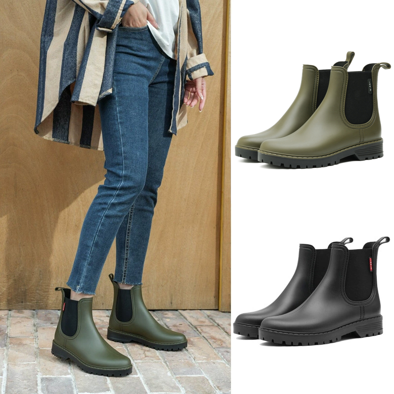 Women'S Fashion Rain Boots - Sepatu Bot Hujan Pendek Wanita Modis