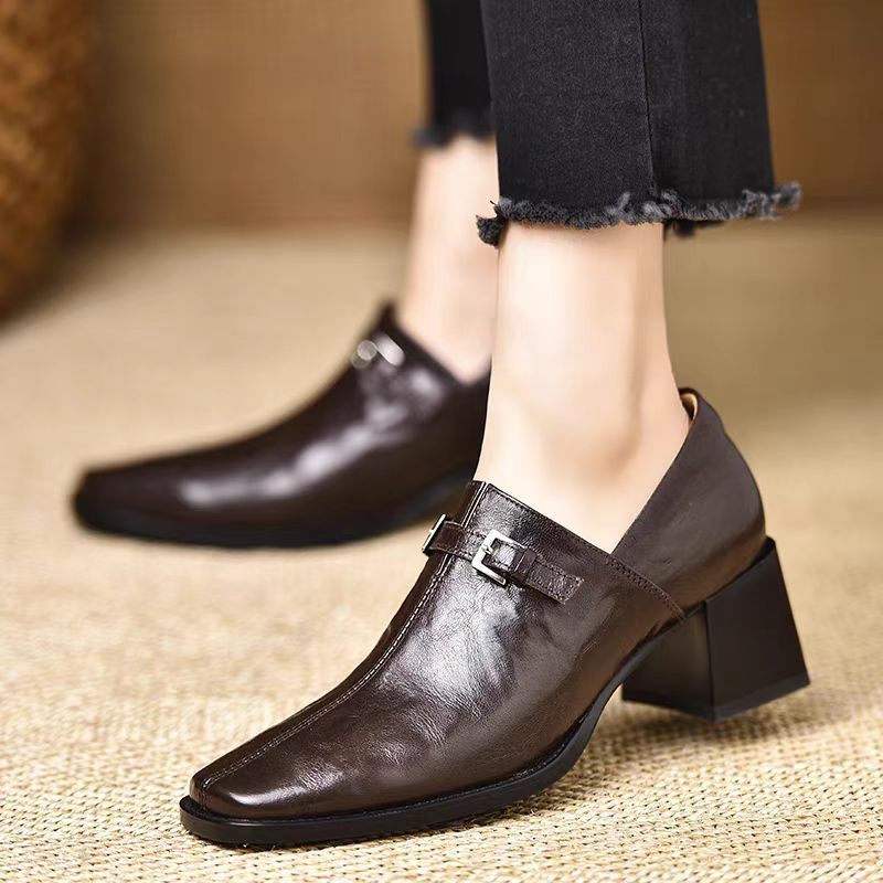 Women'S Fashion Trends Autumn 2025 - Zapatillas Mujer sepatu kulit hak tinggi