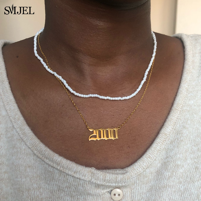 Women'S Fashion Year 2000 - Kalung Angka Kelahiran Wanita 1985 1996