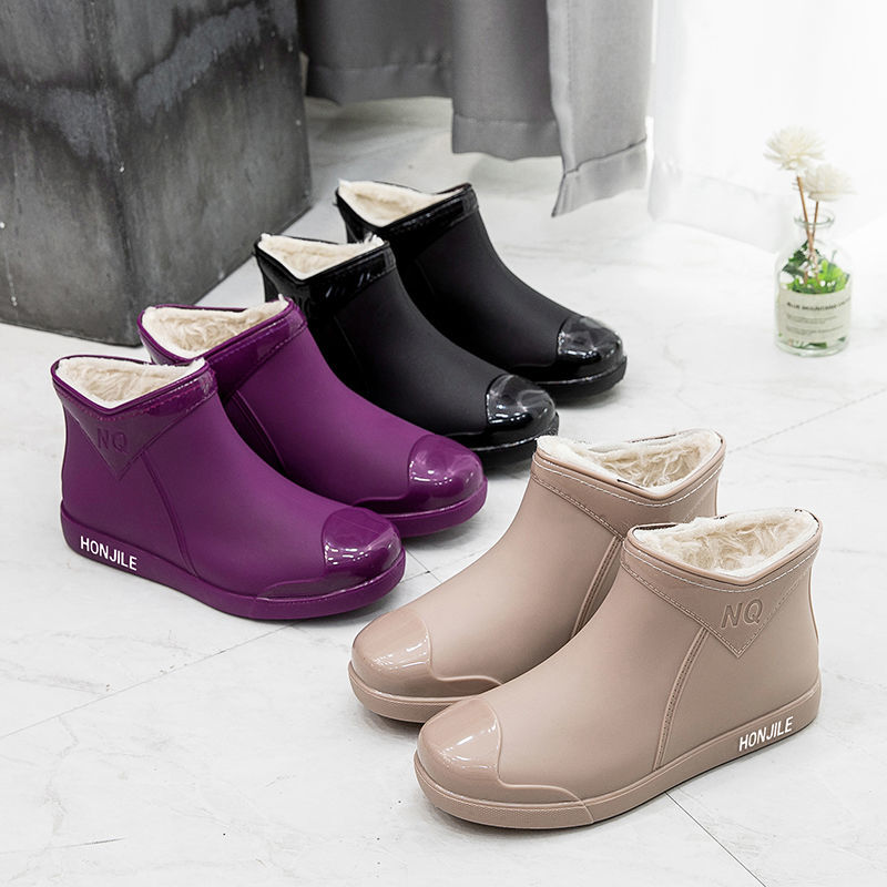 Women Fashion Online - Sepatu Bot Hujan Karet Baru Wanita,