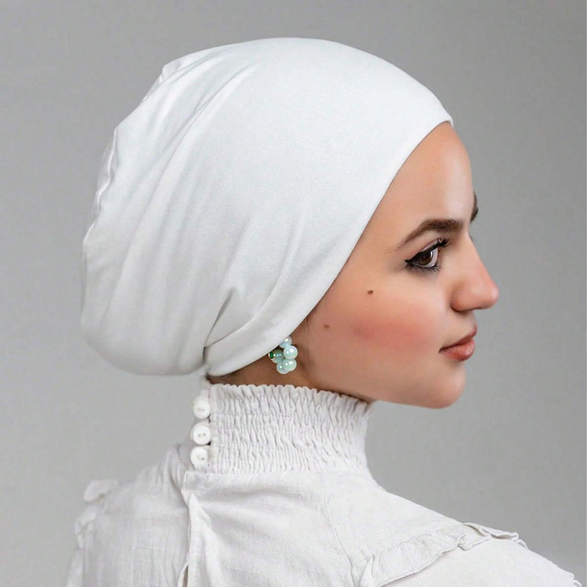 Women Fashion Wear - Hijab Jersey Katun Modal Hangat untuk