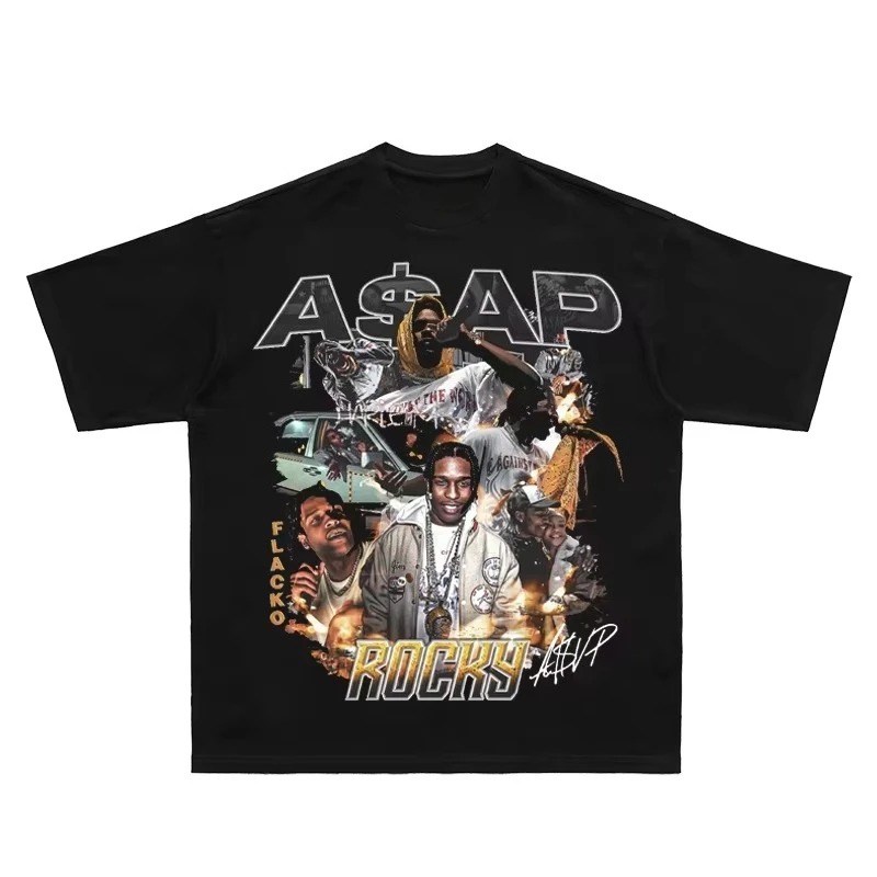 Women'S Fashion Early 2000S - Kaus Cetak Pola Potret ASAP Loki,