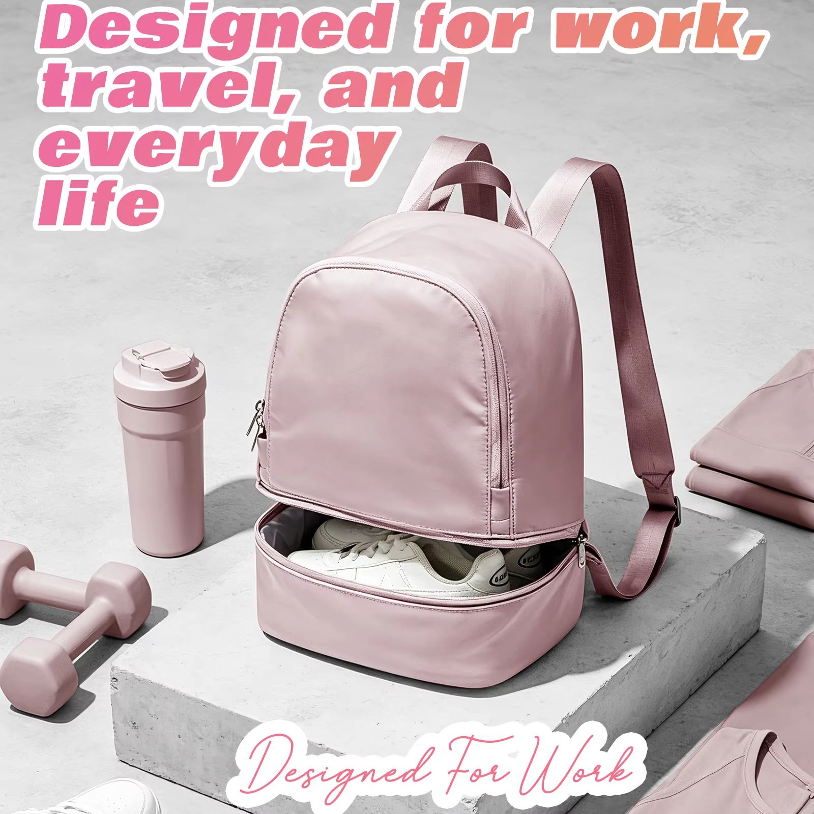 Women'S Fashion Backpack - Tas Untuk Wanita, Ransel Olahraga Kecil