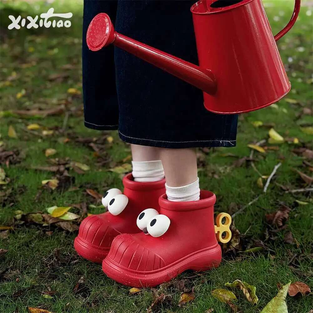 Women'S Fashion Rain Boots - Sepatu Bot Hujan Wanita Ujung Bulat