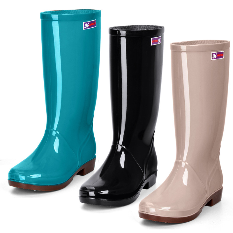 Women'S Fashion Rain Boots - Sepatu Hujan Wanita PVC Kasual dengan
