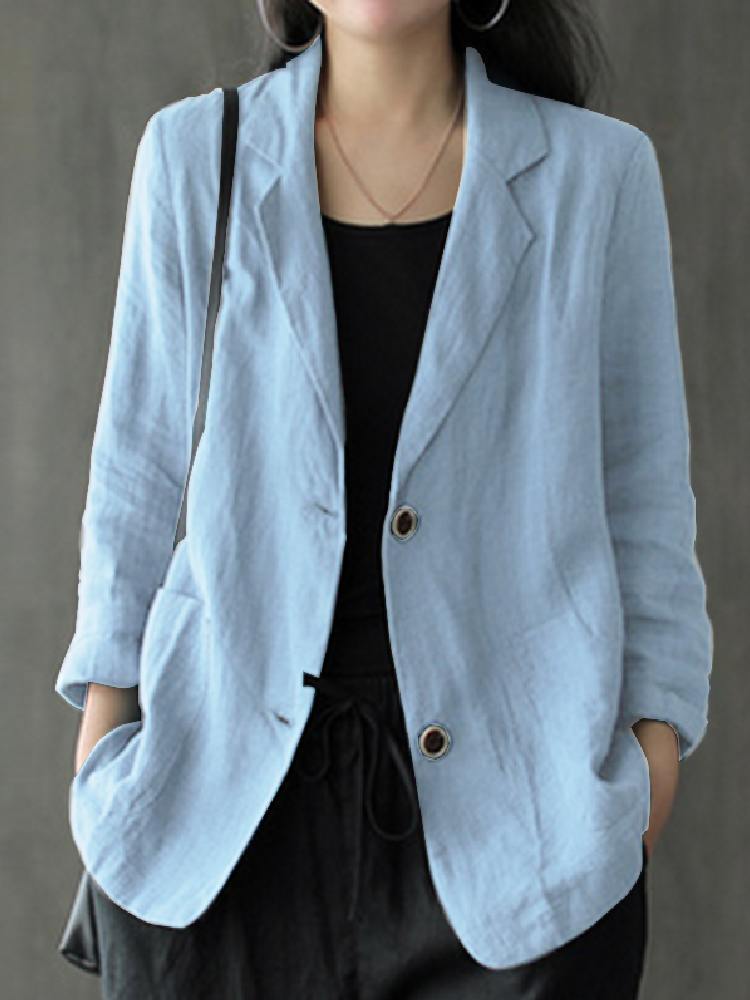 Blazer wanita polos elegan, ma - Blazer Women Oversized ulasan dan harga