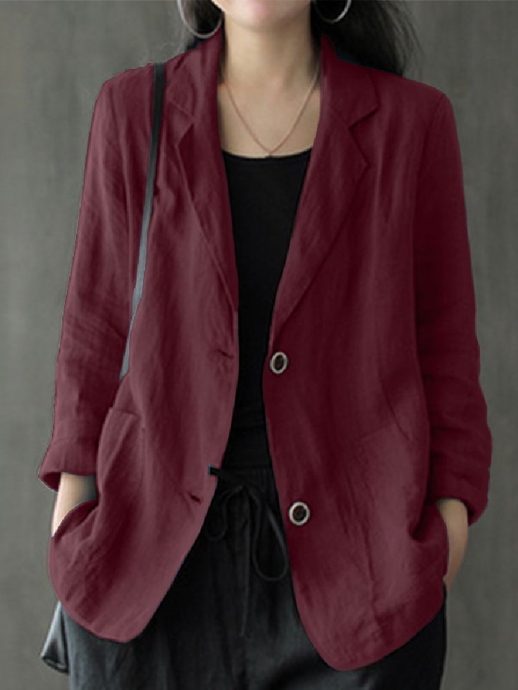 Blazer wanita polos elegan, ma - Blazer Women Oversized ulasan dan harga