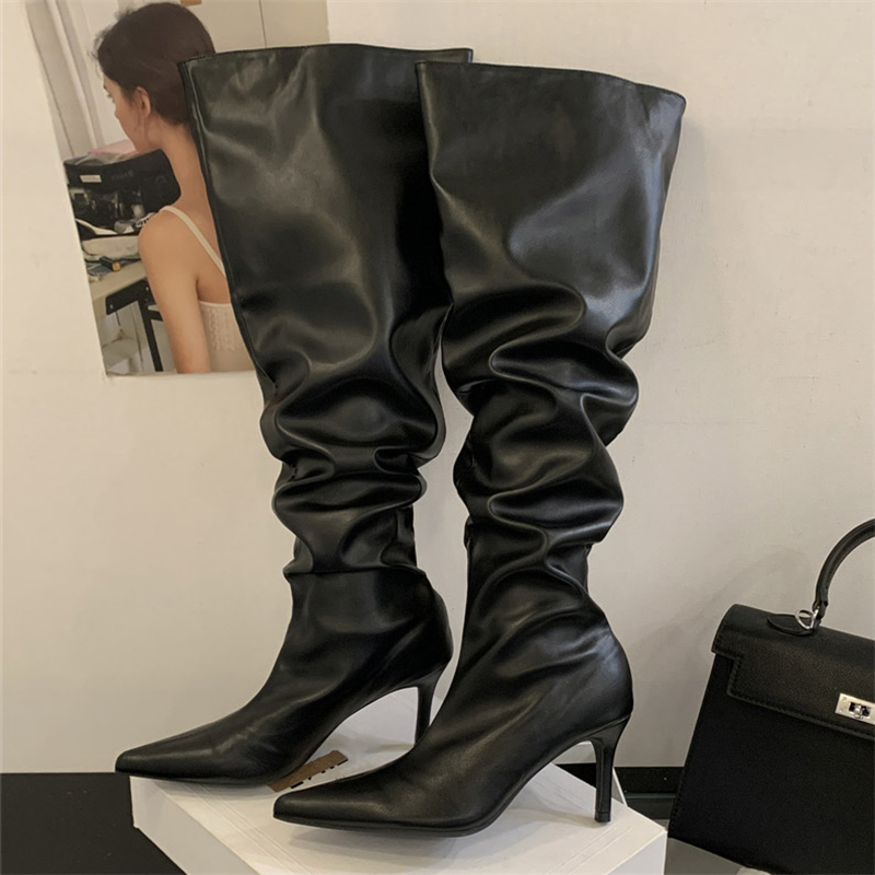 Eilyken 2026 Desain Musim Ding - Women'S Fashion Leather Boots ulasan dan harga