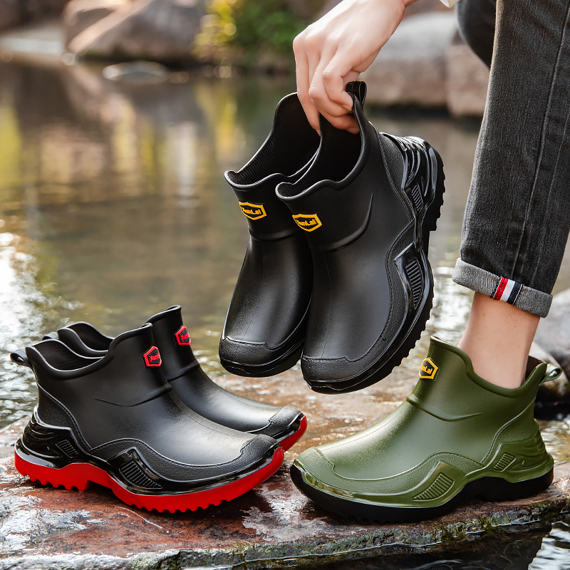 Sepatu bot hujan pendek modis  - Women'S Fashion Rain Boots ulasan dan harga