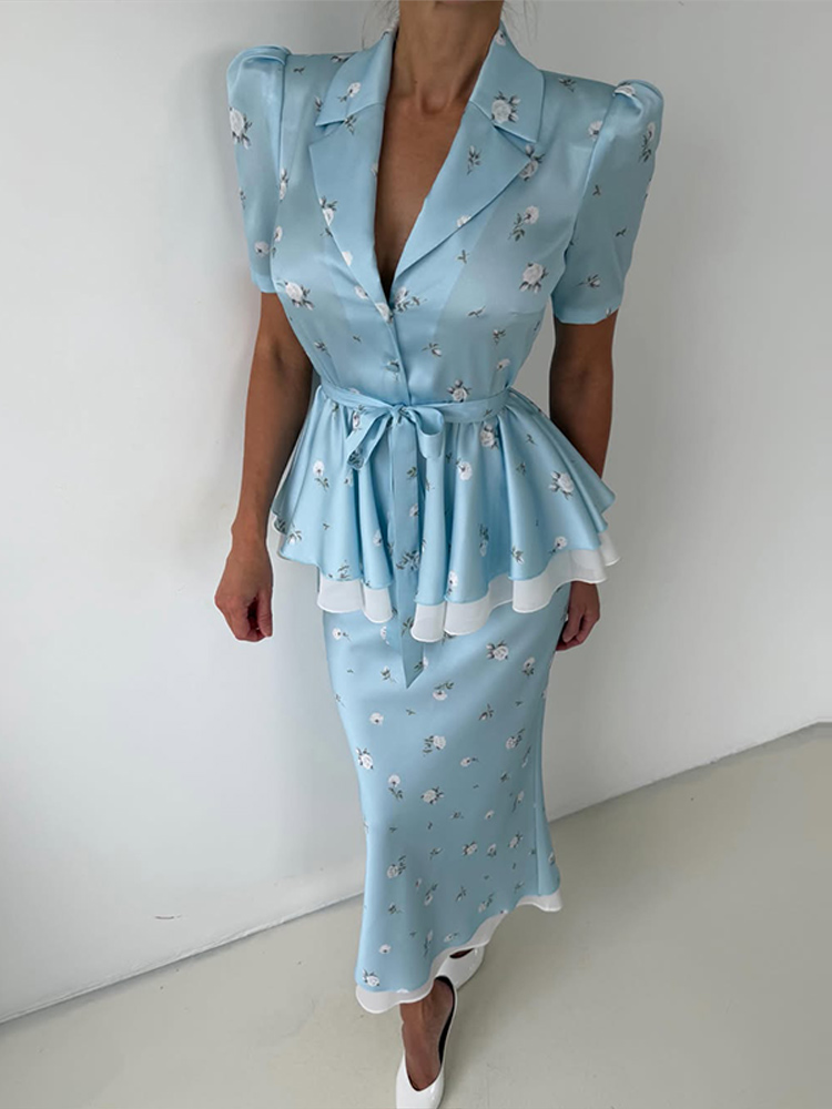 Set Blazer Floral Rok Midi Wan - Women'S Fashion Trends Spring 2026 ulasan dan harga