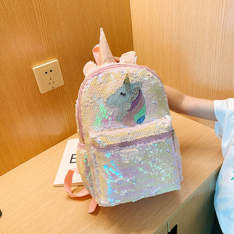 Tas Ransel Unicorn Payet Pink  - Women'S Fashion Backpack ulasan dan harga