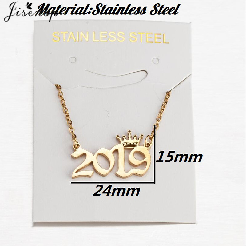 Kalung Nomor Tahun Mahkota Baj - Women'S Fashion Year 2000 ulasan dan harga