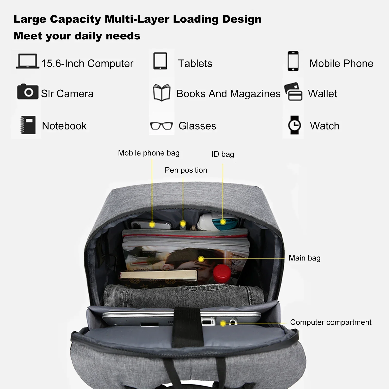 Ransel Laptop untuk Tas Laptop - Women'S Fashion Backpack ulasan dan harga