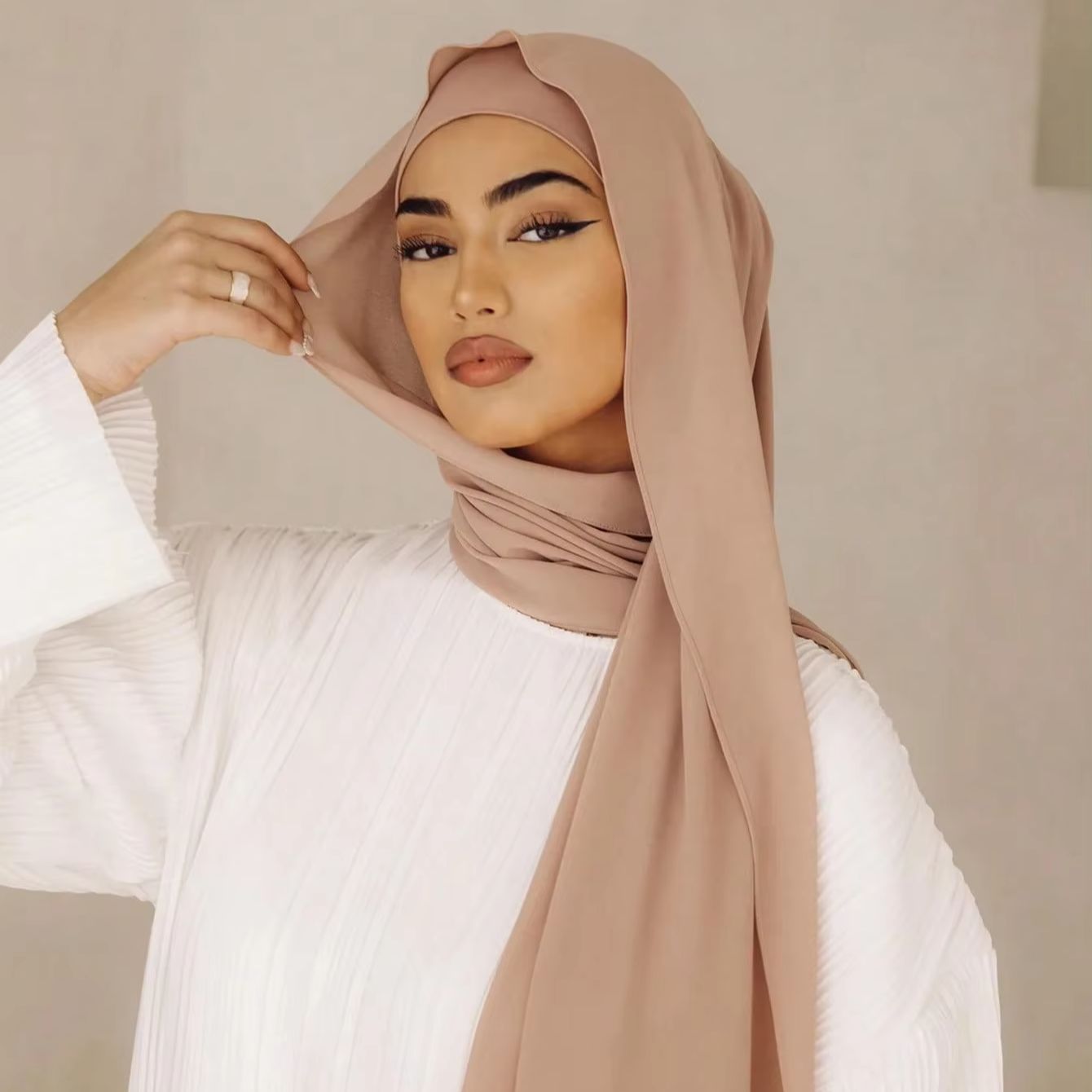 2Pcs/Set Hijab dan Kerudung Wa - Women Fashion Wear ulasan dan harga