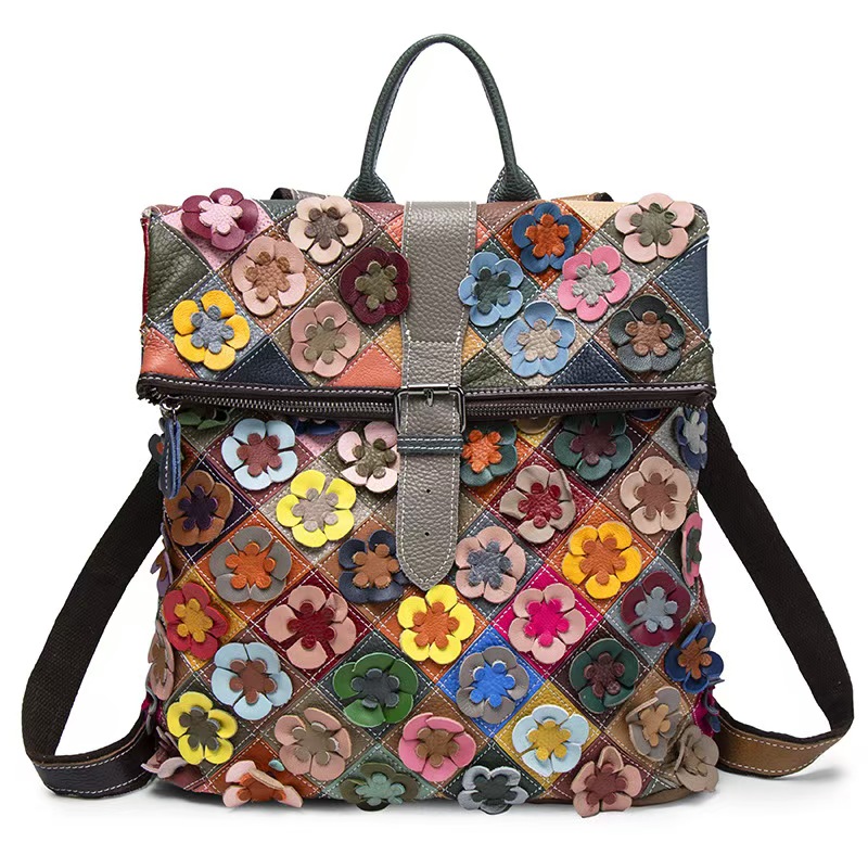 Tas Ransel Kulit Asli Wanita V - Women'S Fashion Backpack ulasan dan harga