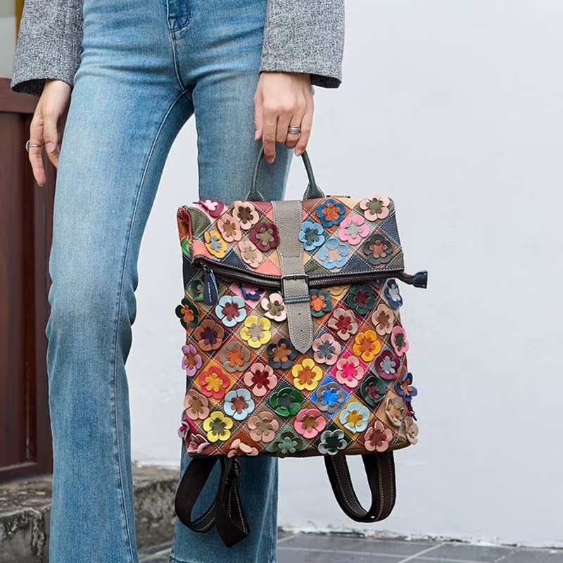 Tas Ransel Kulit Asli Wanita V - Women'S Fashion Backpack ulasan dan harga