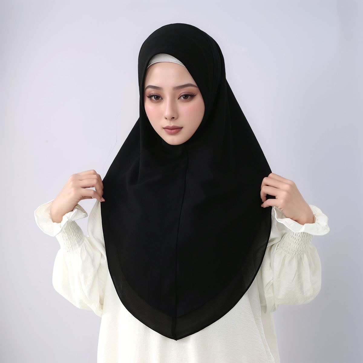 Hijab Instan Siap Pakai Bahan  - Women Fashion Wear ulasan dan harga