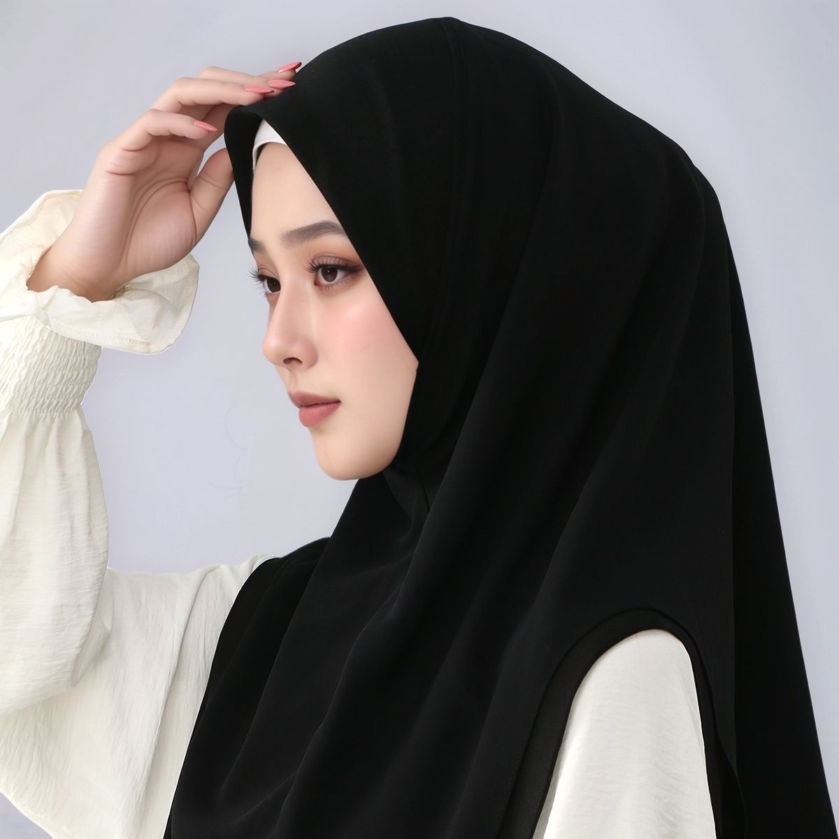 Hijab Instan Siap Pakai Bahan  - Women Fashion Wear ulasan dan harga