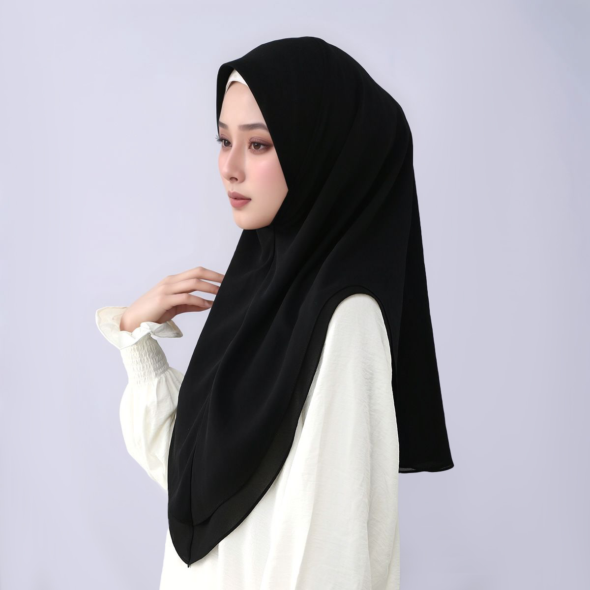 Hijab Instan Siap Pakai Bahan  - Women Fashion Wear ulasan dan harga