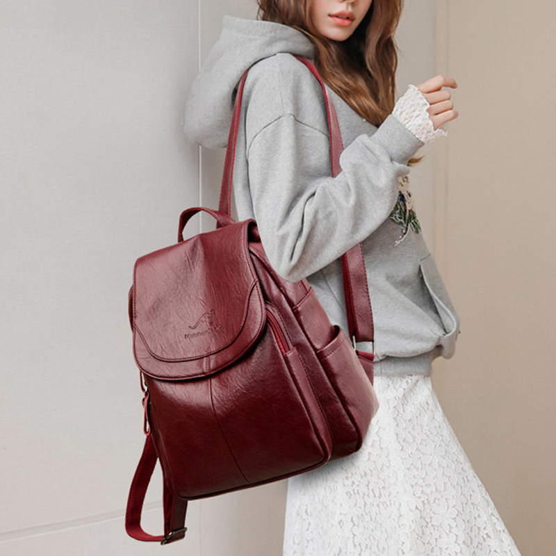 Tas ransel kulit lembut wanita - Women Fashion Online ulasan dan harga