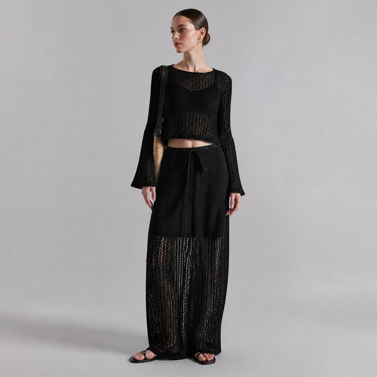 Set Rajutan Wanita IG 2026 Mod - Crop Top Women ulasan dan harga