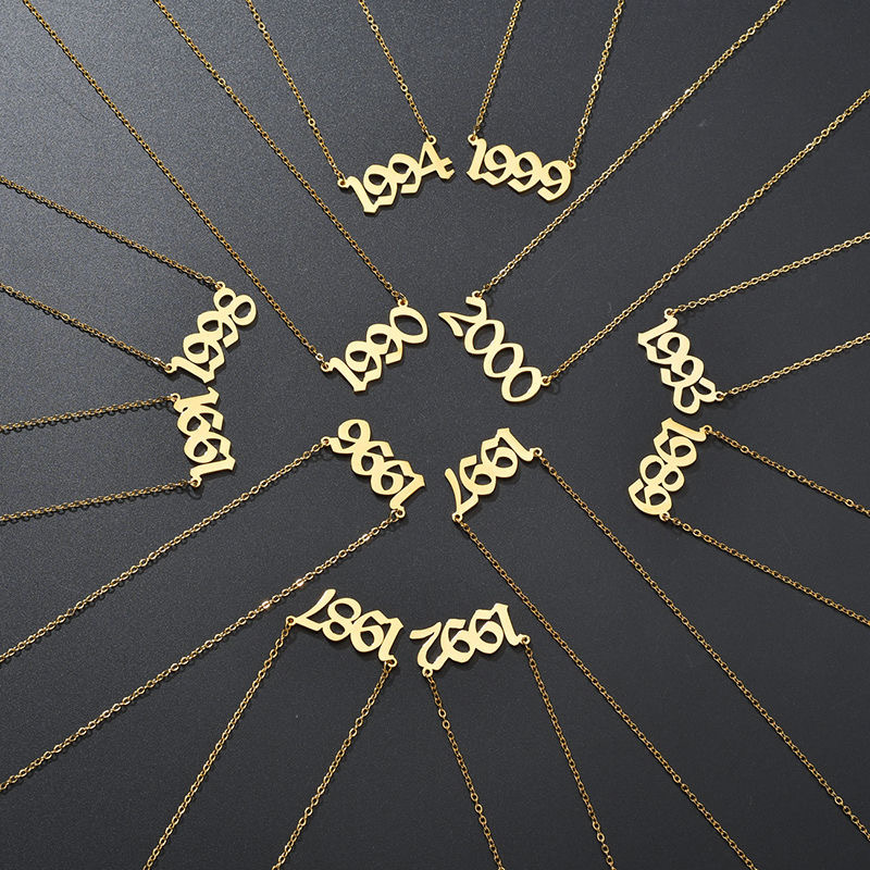 Kalung Liontin Trendi Baja Tah - Women'S Fashion Year 2000 ulasan dan harga
