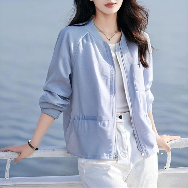 Jaket Ringan Wanita Musim Semi - Women'S Fashion Tops ulasan dan harga