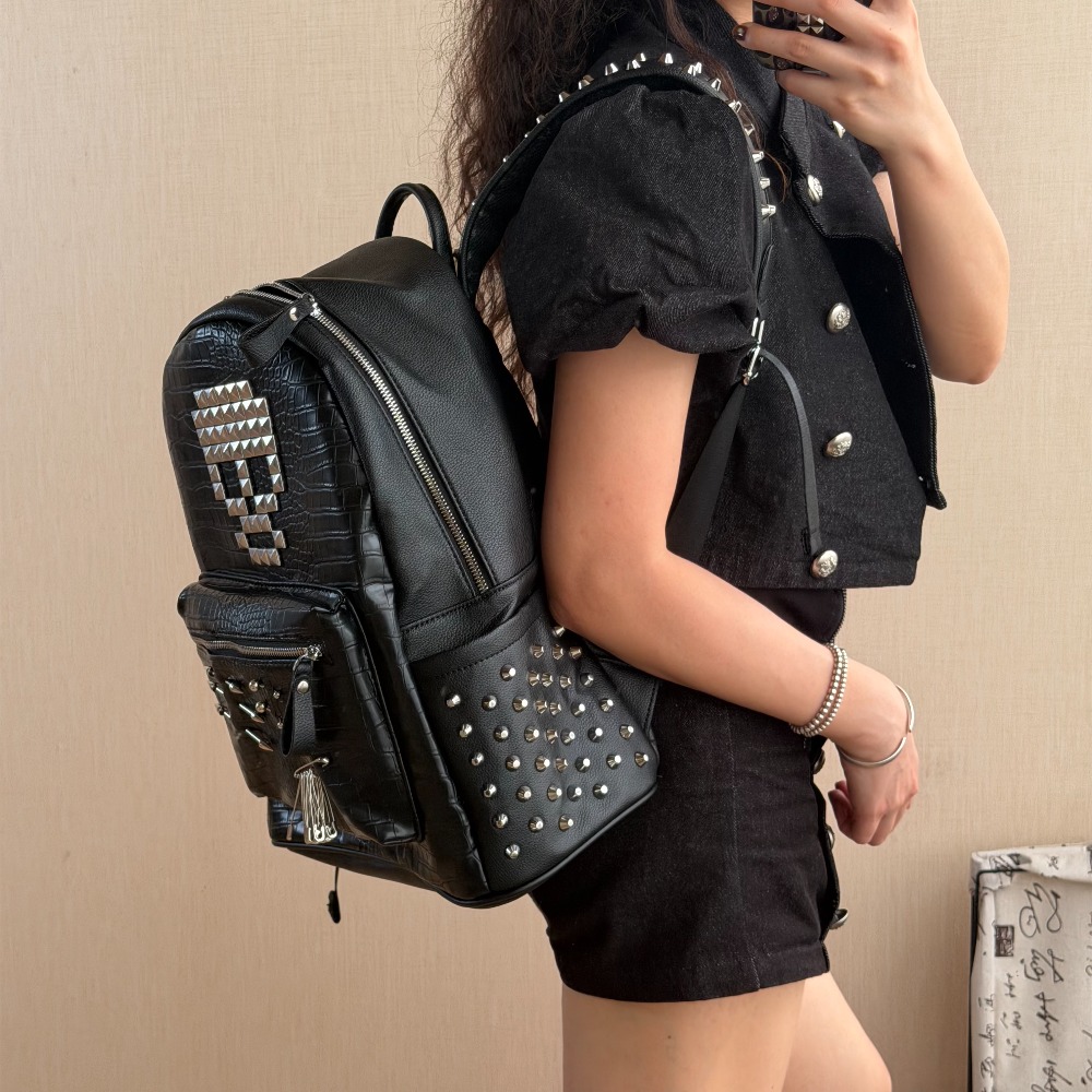 Tas Ransel Motif Kulit Buaya H - Trend Women Fashion ulasan dan harga