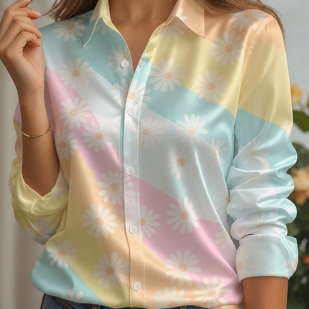 Kemeja Wanita Kerah Satin Berg - Trend Women Fashion ulasan dan harga