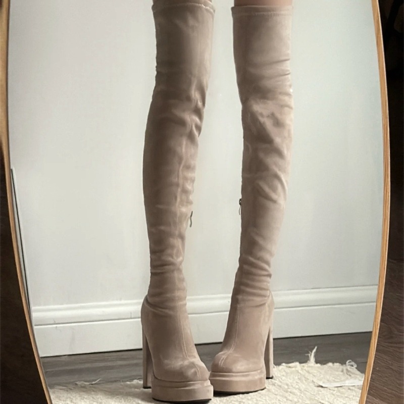 Sepatu Bot Setinggi Paha Wanit - Women Fashion Online ulasan dan harga