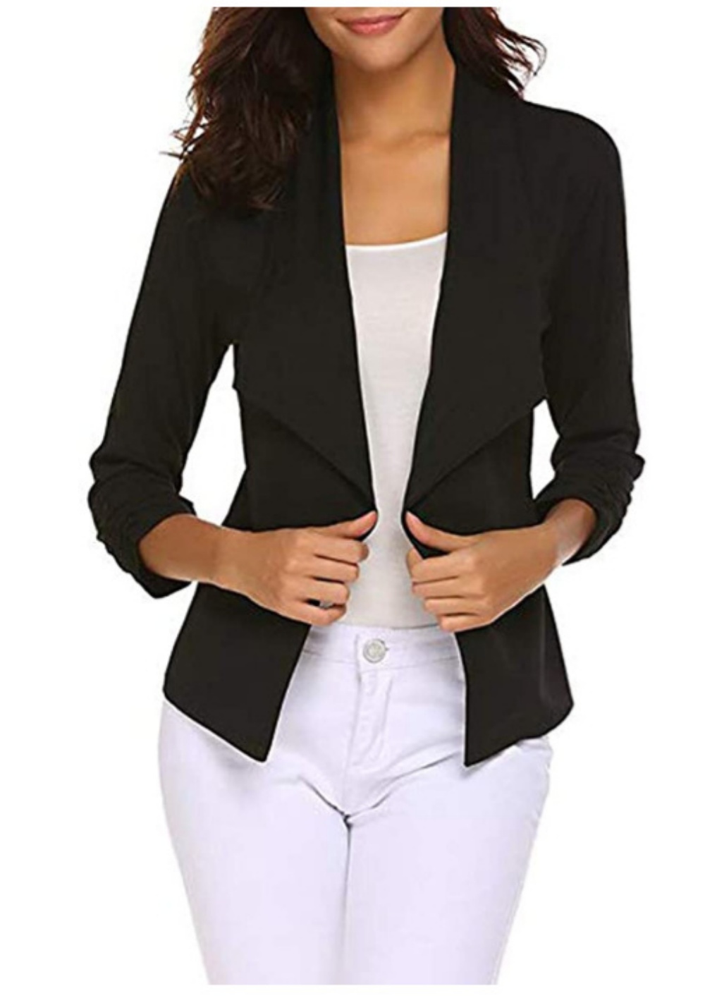 Blazer wanita kantor kerja dep - Blazer Women Oversized ulasan dan harga