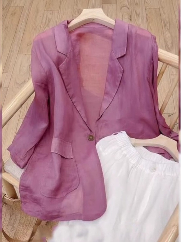 Jaket Setelan Wanita Kasual El - Blazer Women Oversized ulasan dan harga