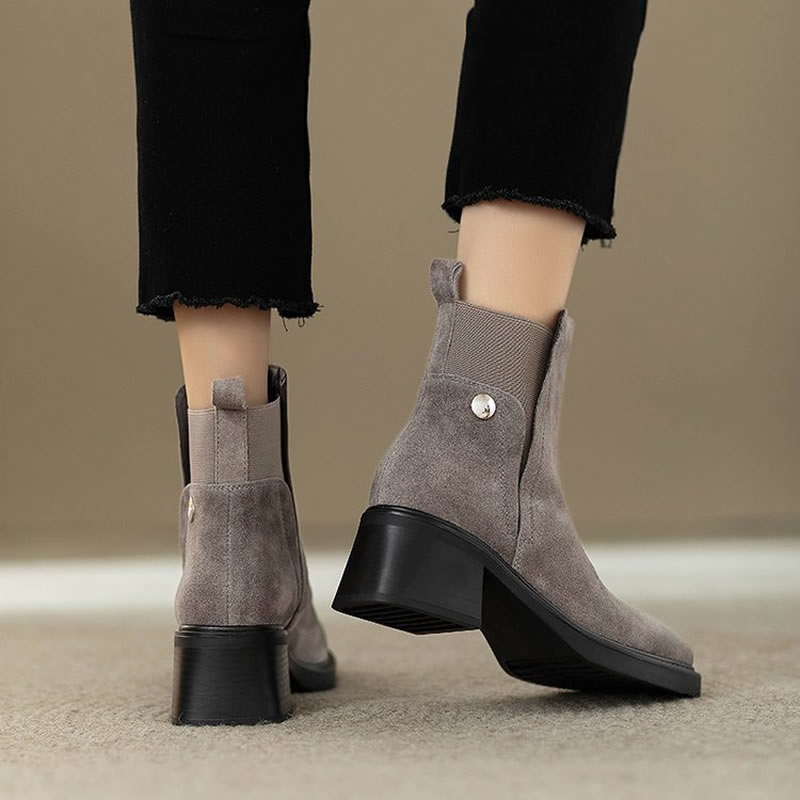Sepatu Boots Wanita Suede Chun - Women'S Fashion Trends Autumn 2025 ulasan dan harga
