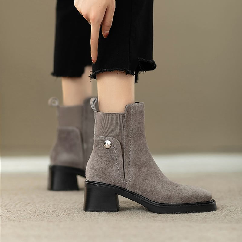 Sepatu Boots Wanita Suede Chun - Women'S Fashion Trends Autumn 2025 ulasan dan harga