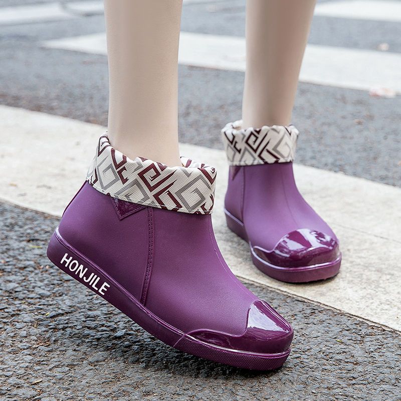 Sepatu Bot Hujan Karet Baru Wa - Women Fashion Online ulasan dan harga