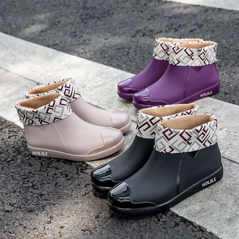 Sepatu Bot Hujan Karet Baru Wa - Women Fashion Online ulasan dan harga