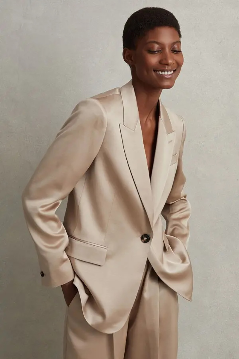 Setelan Wanita Allingentle Sil - Blazer Women Oversized ulasan dan harga