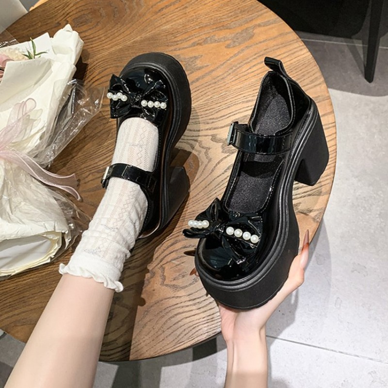 Sepatu Lolita 2026 Hitam Hak S - Women'S Fashion Shoes ulasan dan harga