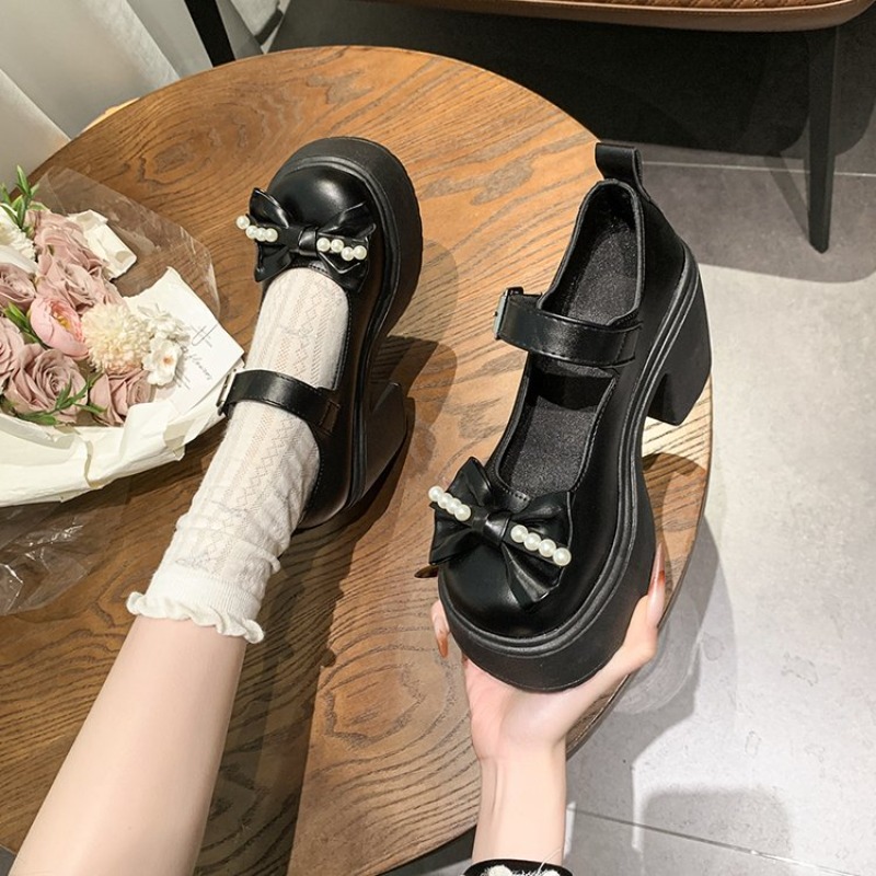 Sepatu Lolita 2026 Hitam Hak S - Women'S Fashion Shoes ulasan dan harga