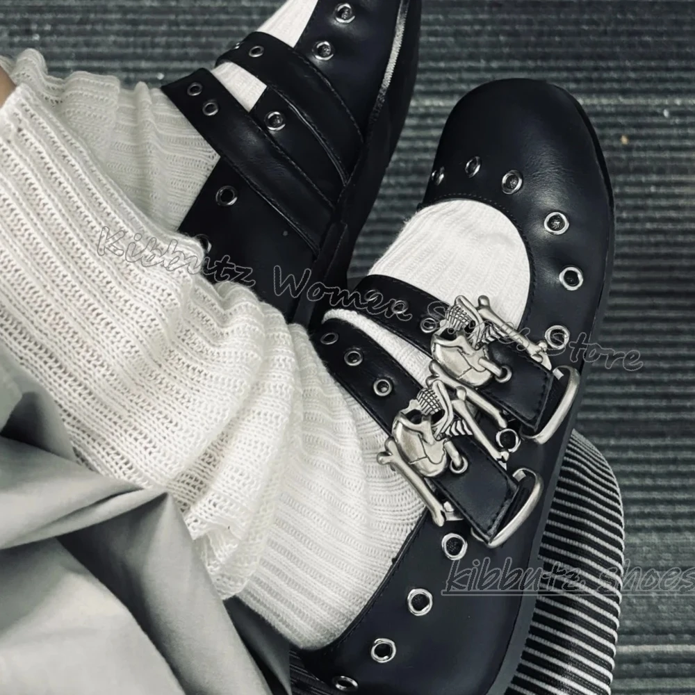 Sepatu Ballet Gothic Punk Rock - Women'S Fashion Belts ulasan dan harga