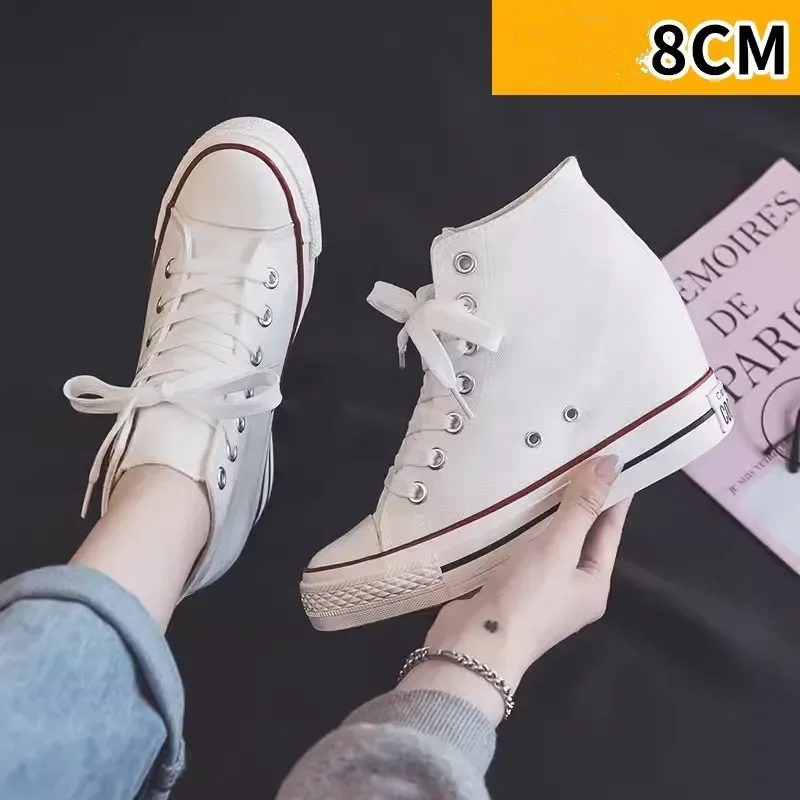 Sepatu Kanvas Platform Tinggi  - Women'S Fashion Gym Shoes ulasan dan harga