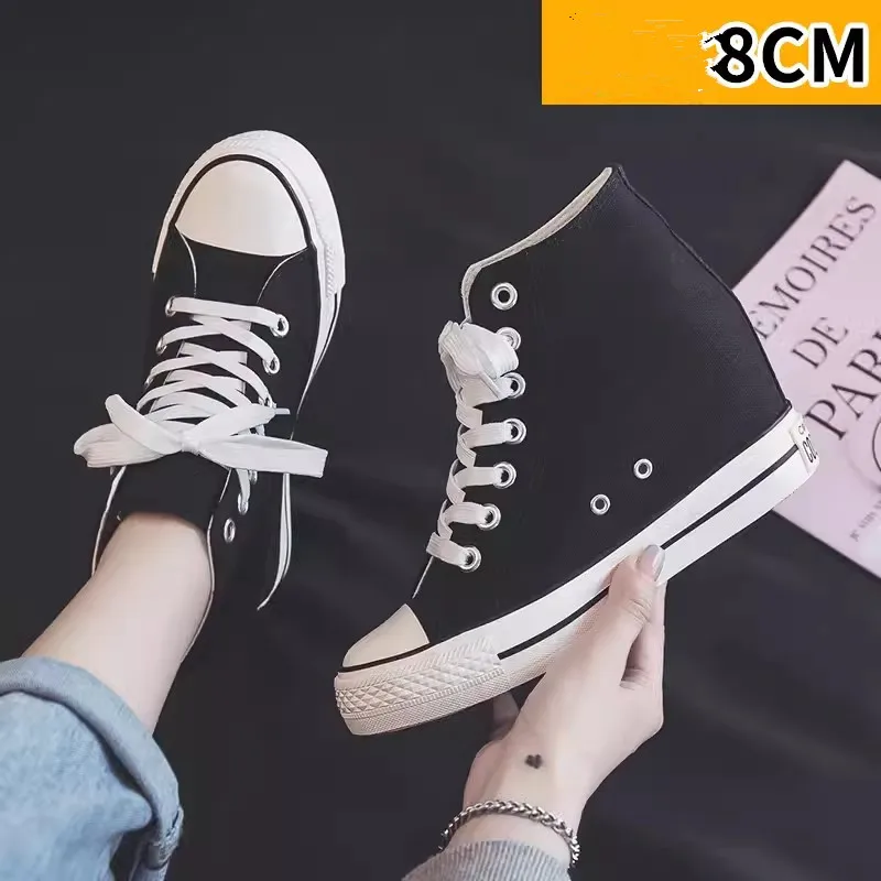 Sepatu Kanvas Platform Tinggi  - Women'S Fashion Gym Shoes ulasan dan harga