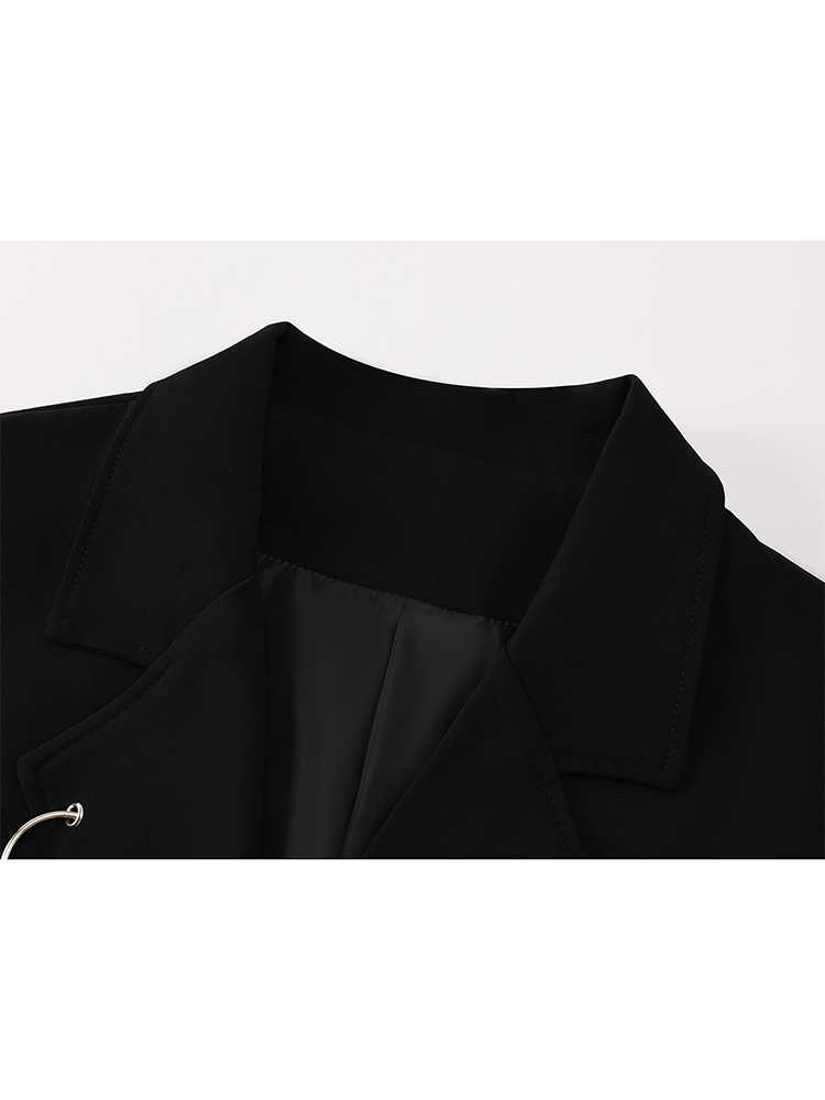 Jaket Blazer Wanita Hitam Goth - Blazer Women Oversized ulasan dan harga