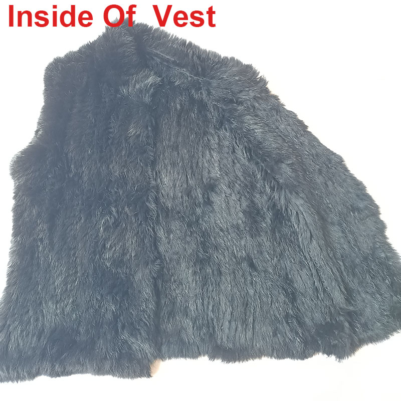Rompi bulu kelinci asli rajut  - Women'S Fashion Gilet ulasan dan harga
