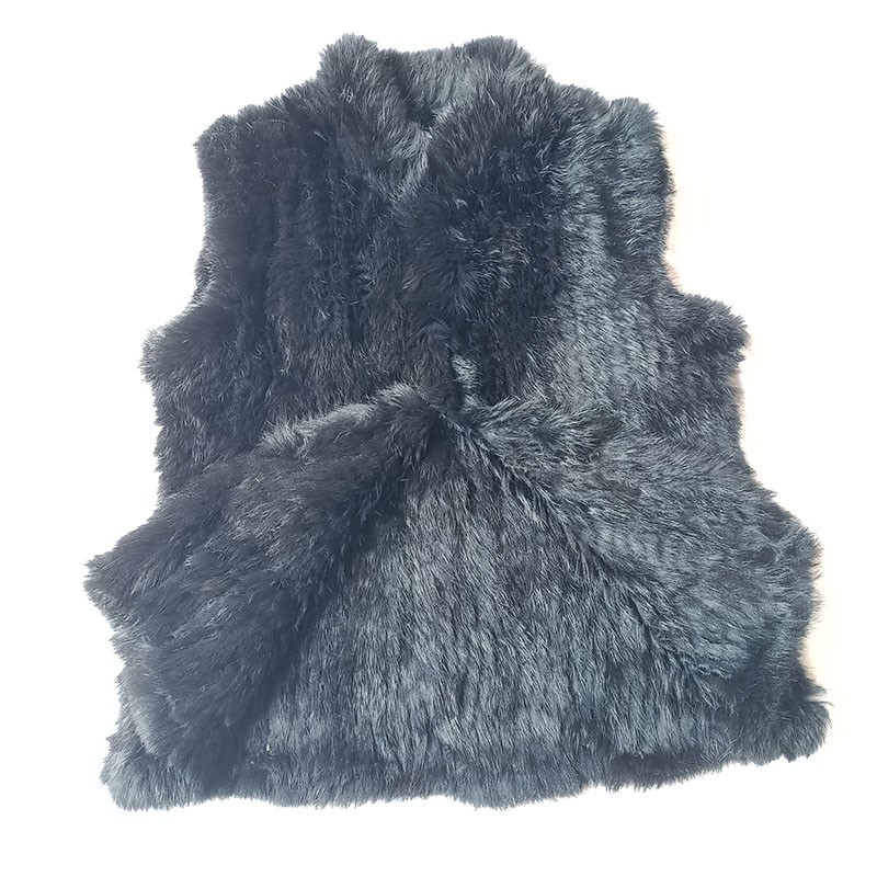 Rompi bulu kelinci asli rajut  - Women'S Fashion Gilet ulasan dan harga
