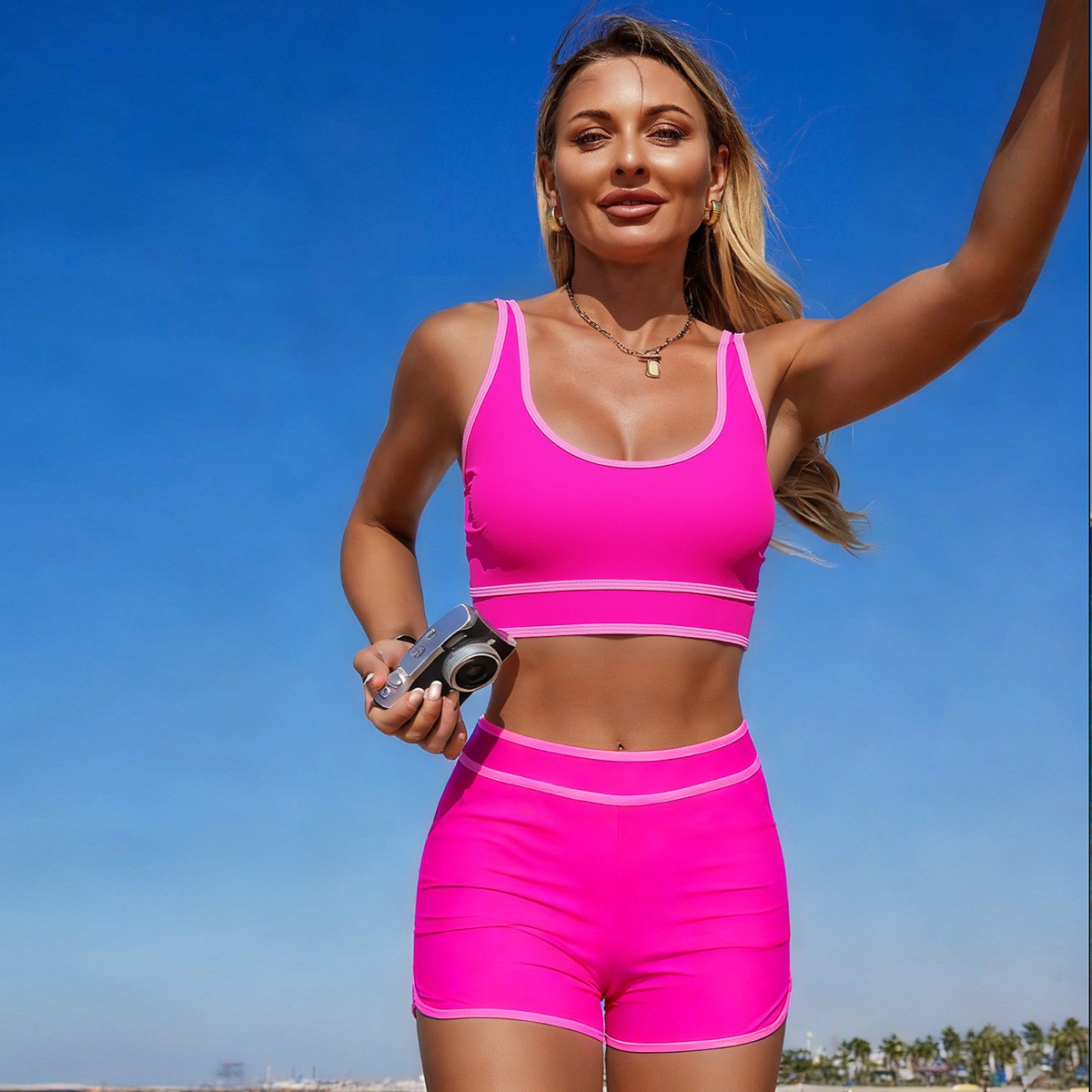 Bikini Hijau Zaitun Atasan Cro - Crop Top Women ulasan dan harga