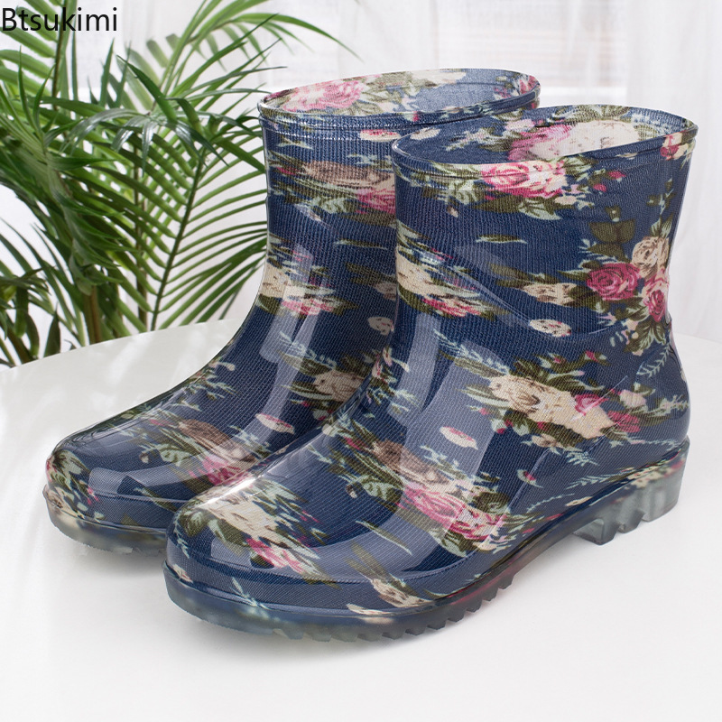 Sepatu Bot Hujan Tahan Air Wan - Women Fashion Online ulasan dan harga