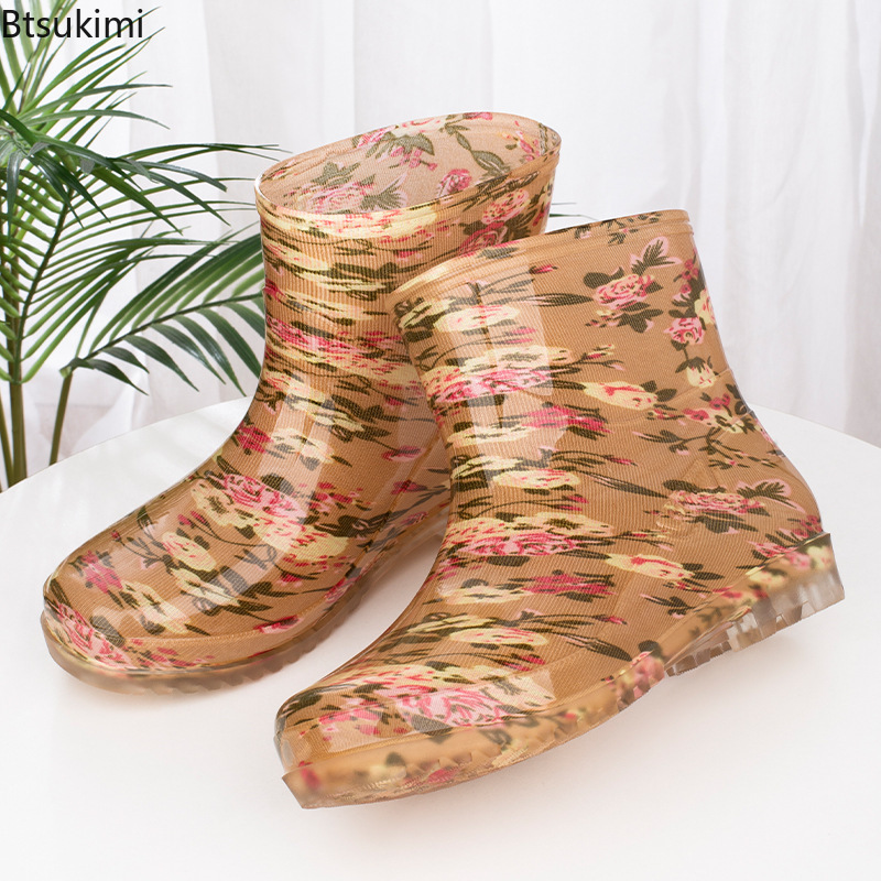 Sepatu Bot Hujan Tahan Air Wan - Women Fashion Online ulasan dan harga